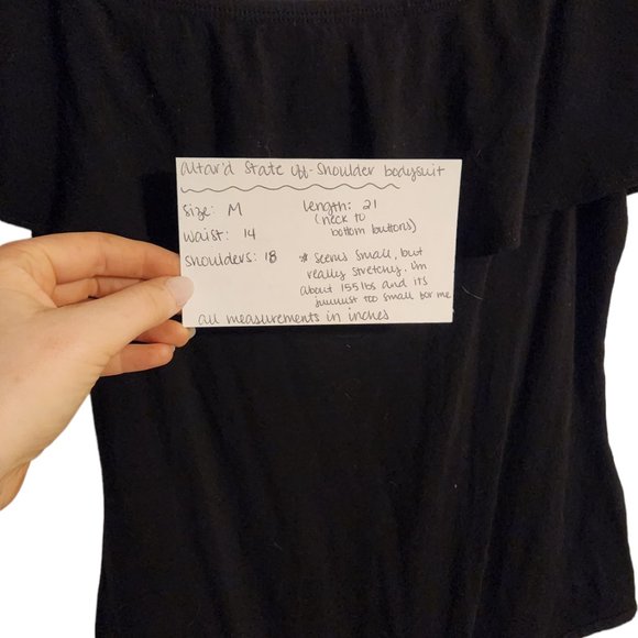 Altar'd State Off-Shoulder Ruffle Bodysuit - Picture 3 of 3